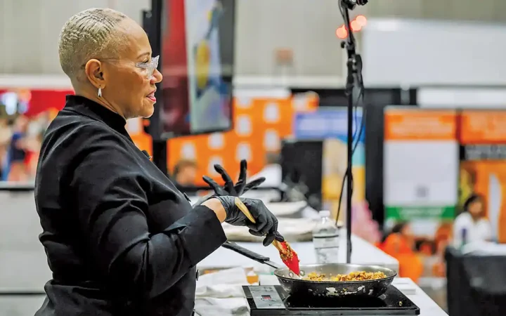 Chef demonstration at the California Restaurant Show
