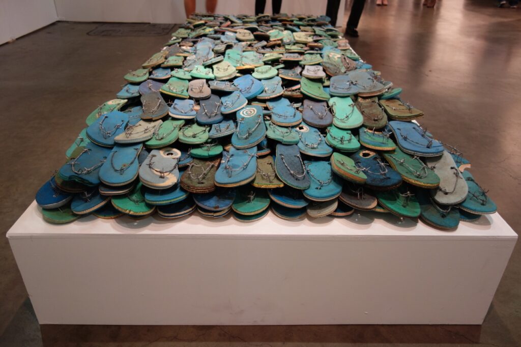 Sculptural installation at the LA Art Show