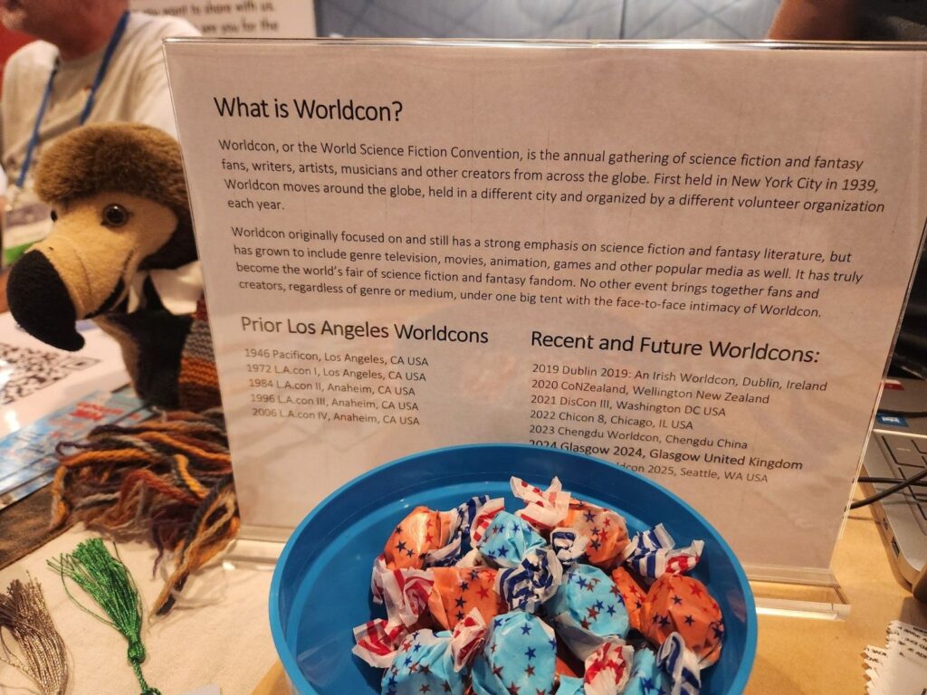 Worldcon information table