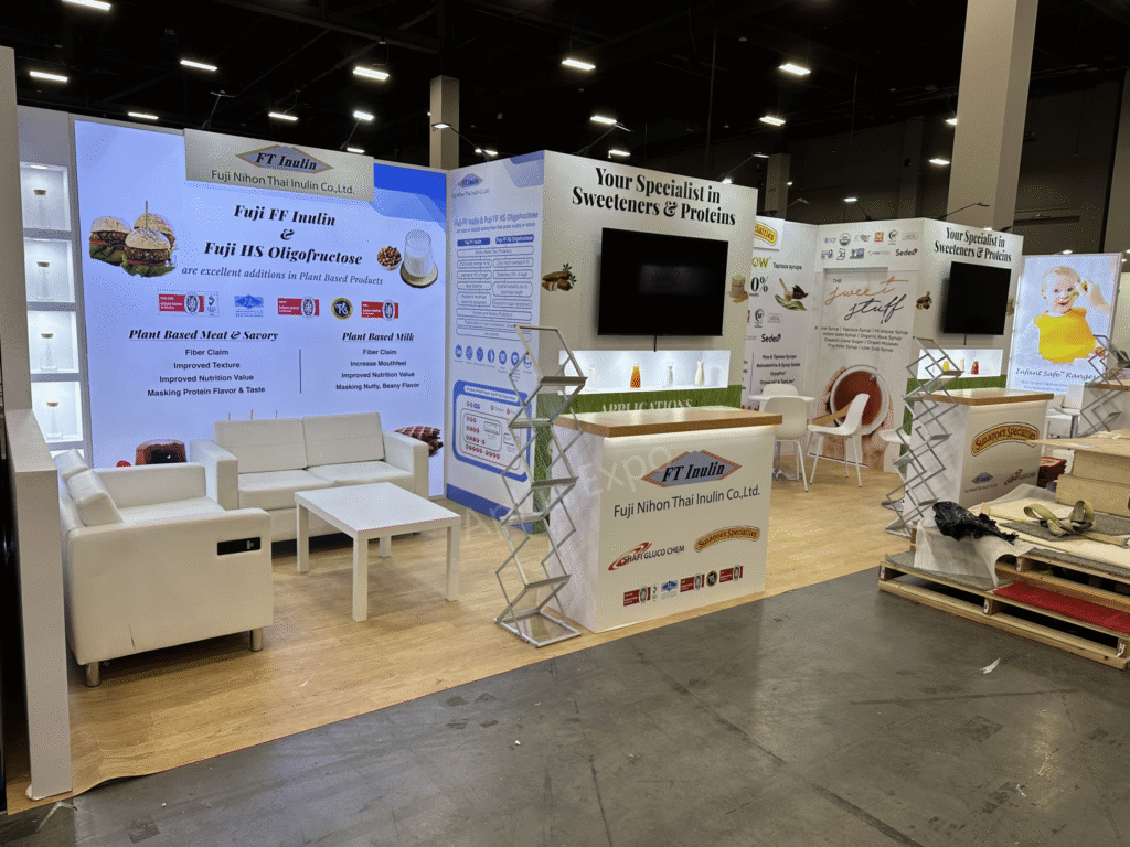 Ingredient supplier booth at SupplySide