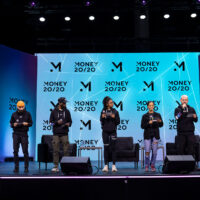 Panel on stage at Money20/20