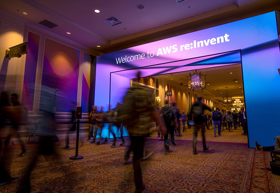 Welcome to AWS re:Invent concourse