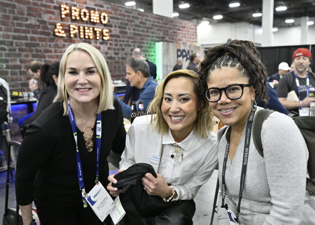 Attendees at a PPAI Expo networking event
