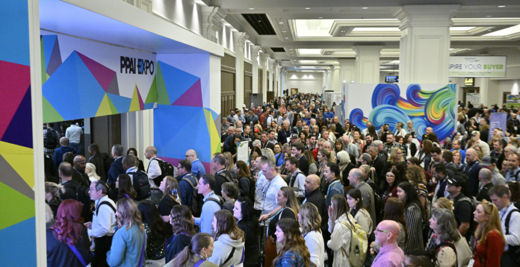 Crowd at the PPAI Expo hall entrance