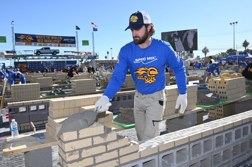 Masonry competition at World of Concrete