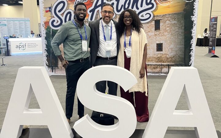 Attendees at the ASA meeting sign