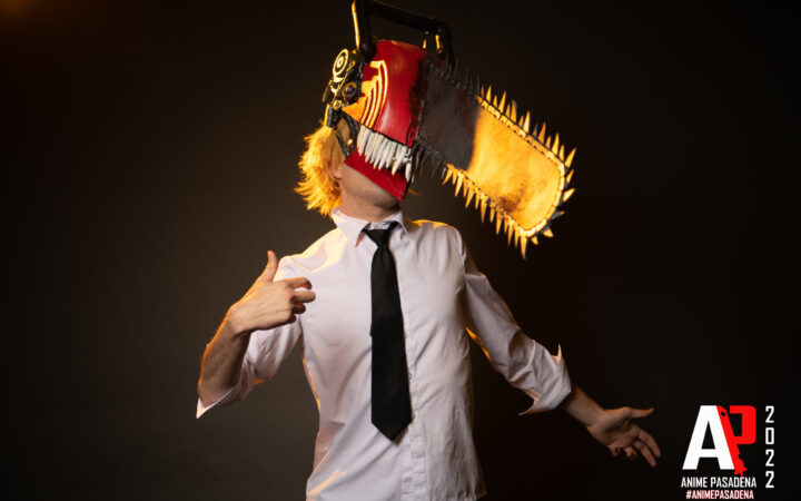 A costumed performer at Anime Pasadena