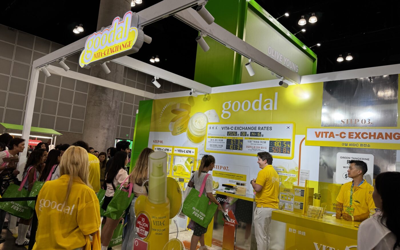 Goodal Vita-C Exchange booth at Olive Young Festa LA 2026