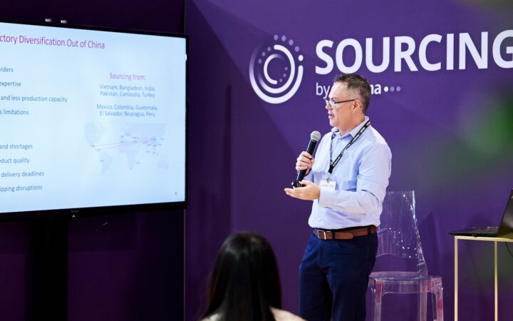 A fashion technology presentation at SOURCING by Informa Las Vegas