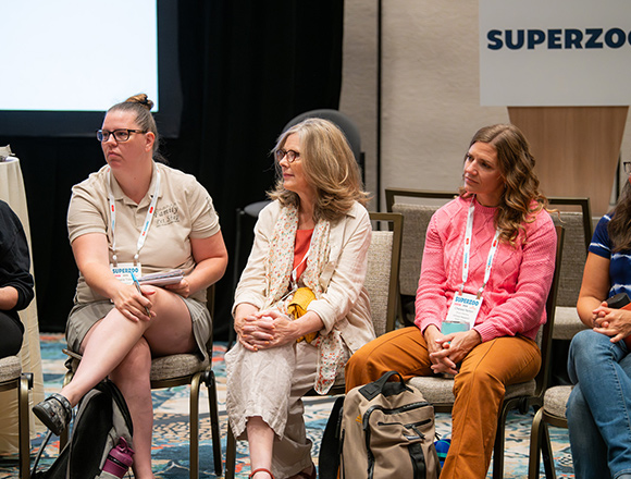 Pet industry experts share practical business insights during a SUPERZOO education session