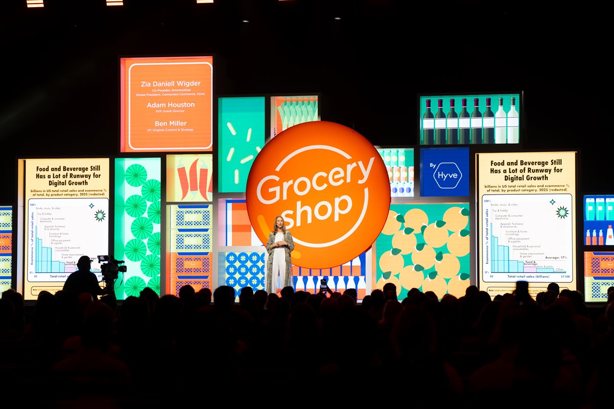 Groceryshop main stage presentation in Las Vegas